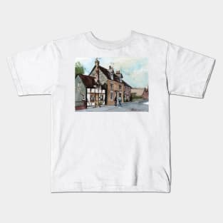 Cromwell Cottage, Much Wenlock, Shropshire, England Kids T-Shirt